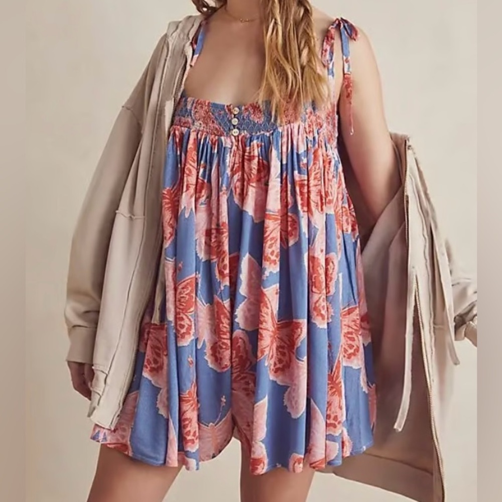 Free People Rule The World Romper